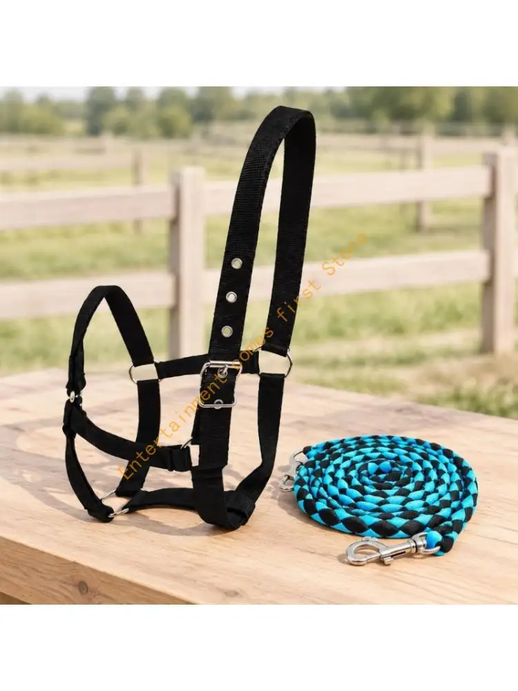 ensemble-complet-licol-pour-cheval-avec-licou-une-corde-tressee-55kd