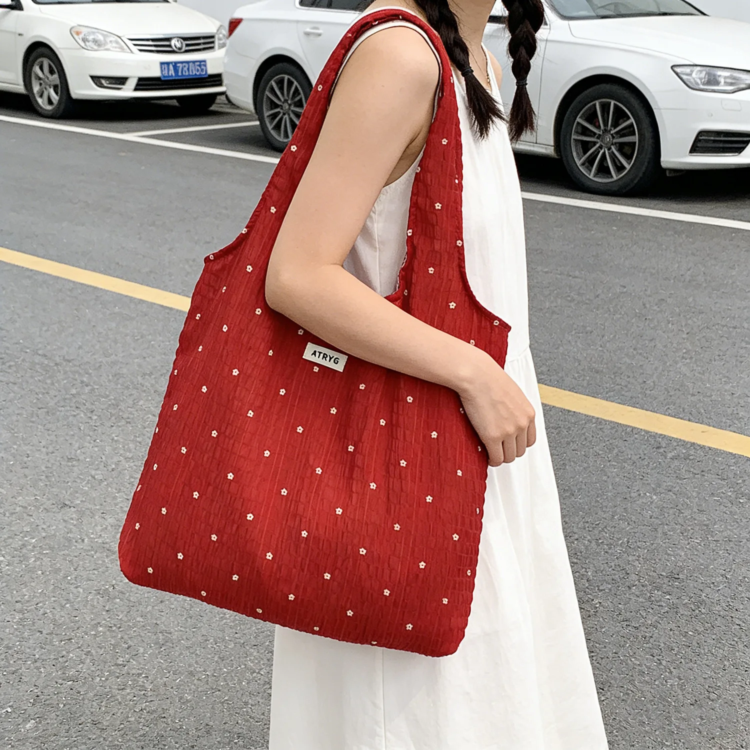 

Korean Canvas Shoulder Shopper Bags for Women 2026 Student Tote Book Bag Woman Fashion Totebag Female Handbags Ladies Hand Bag