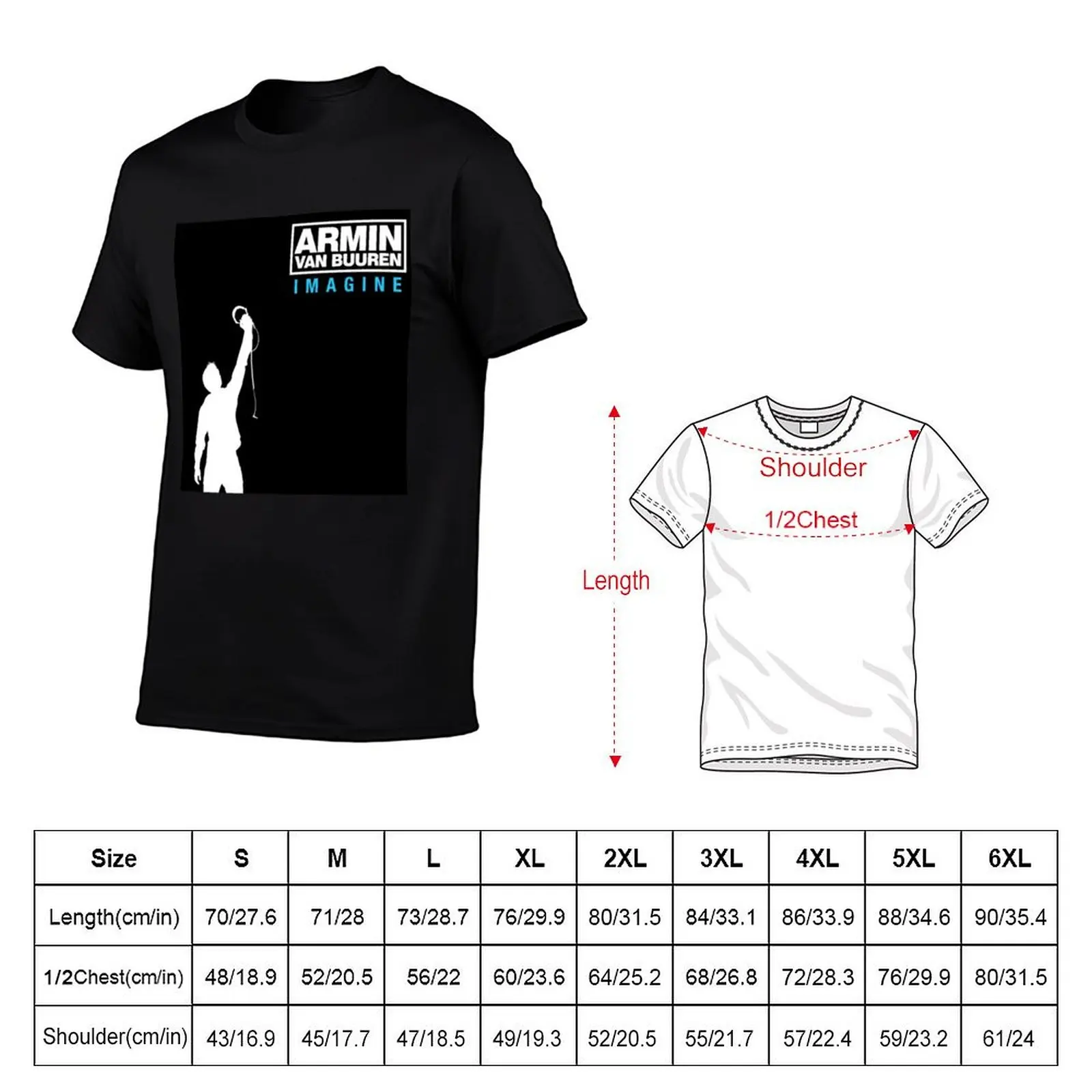 Armin van Buuren imagine Classic T-Shirt anime t shirts graphic shirts sports fans mens clothes