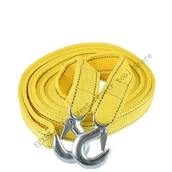 NEW 5 Ton 4 Meter Tow Rope For Truck Snatch Strap Off-road Towing Ropes Trailer Winch Cable Belt Car Traction