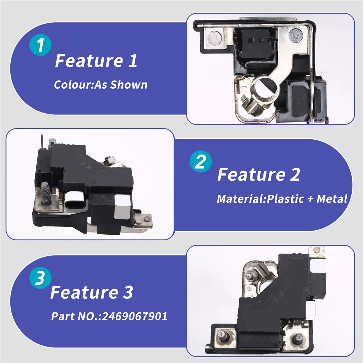 

Batte-2469067901 Датчик отрицательного провода автомобильного аккумулятора для W213 W205 C180 C200 GLC300 2469069600