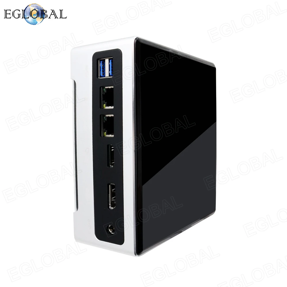 EGLOBAL Mini PC Gaming Intel 11th Gen Core i7 1185G7/1165G7 32G RAM 2TB SSD Windows11 Desktop Computer HDMI DP Type-C 2RJ45 LAN