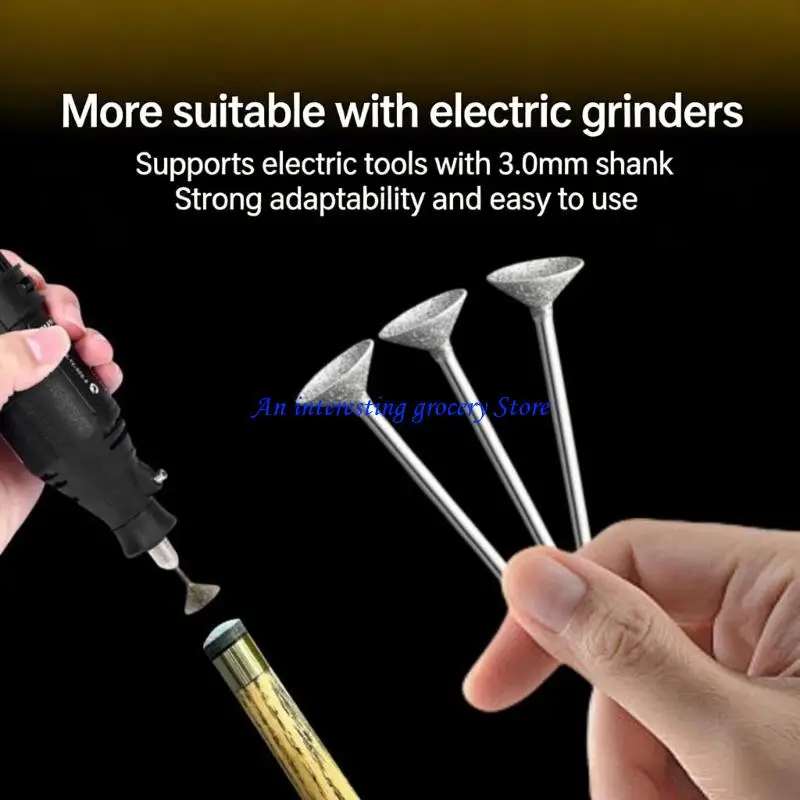 

652D, 3 упаковки, высокоточные инструменты для формирования наконечников для бильярдного кия, портативный инструмент для для кия