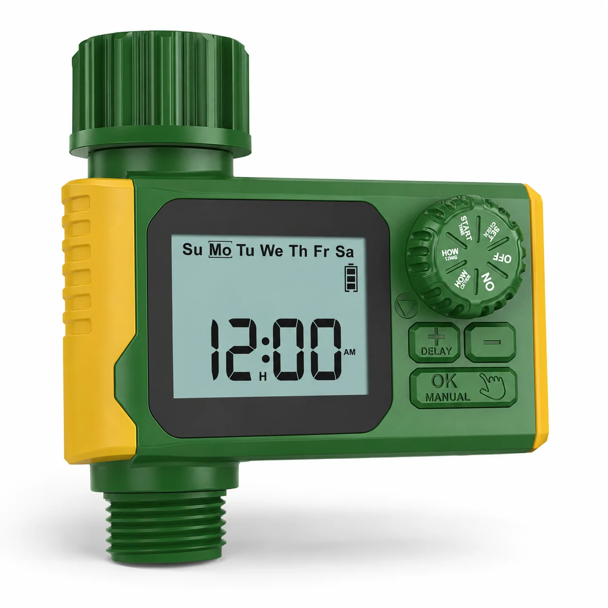 Programmable Sprinkler Timer, Irrigation Water Timer with Digital for Garden Soaker Hose, Rain Delay/Manual/Automatic Watering S