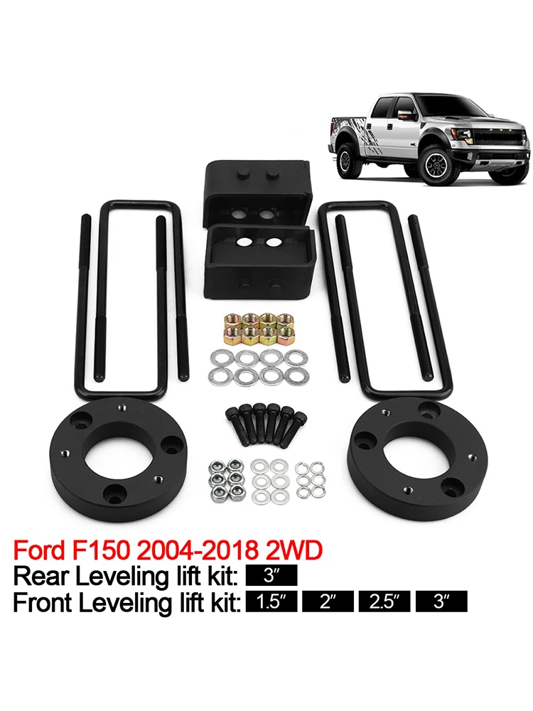 

2.5" Front and 1.5“ 2" 3” Rear Leveling lift kit For 2004-2019 Ford F150