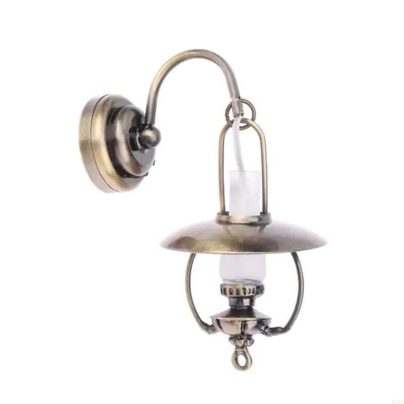 

57EE Living Room Wall Lamp Figure Model Realistic Sconce Vintage Life Scene House Pretend Game Furnishings