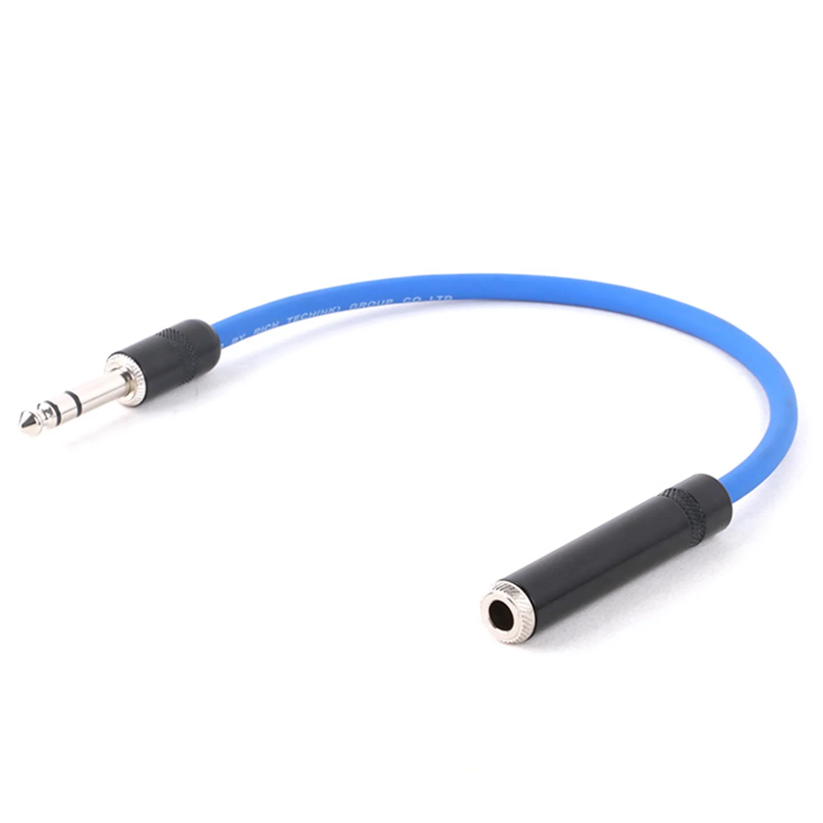 GuerGuo 6.35mm TRS Male to 6.35mm TRS Female Jack Instrument Audio Cable For Electric Guitar Mixer Guitar Microphones 0.3M-15M