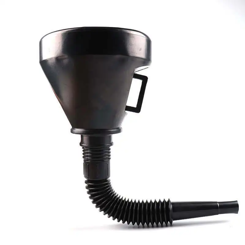 Refueling Funnel with Filter/mesh for Car Motorcycle Gasoline Engine Plastic Rubber Funnels Fuel Change Fill Transfer Tool