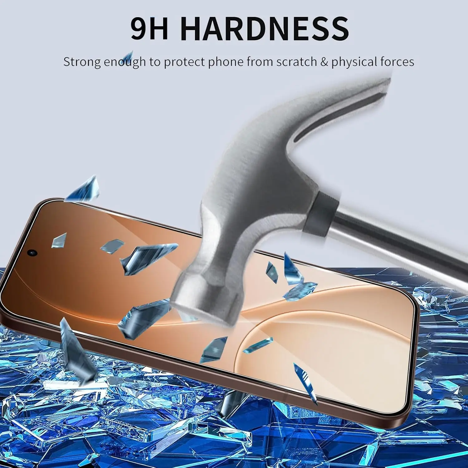 Szkło hartowane 2.5D 9H do OPPO Reno15, folia ochronna na ekran do OPPO Reno 15 Pro Max 15C 15F Global — zdjęcie produktu 3