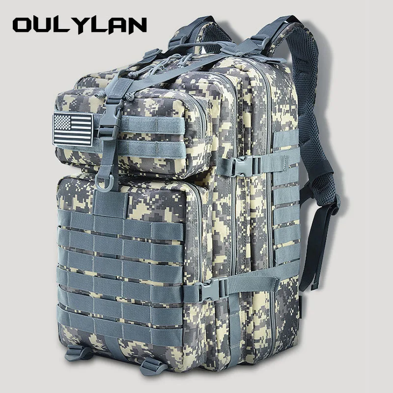 Nylon 900D Hiking Backpack Camping Tactical Rucksacks Men Waterproof Bags Outdoor Sports Trekking Hunting Bag 30L/50L