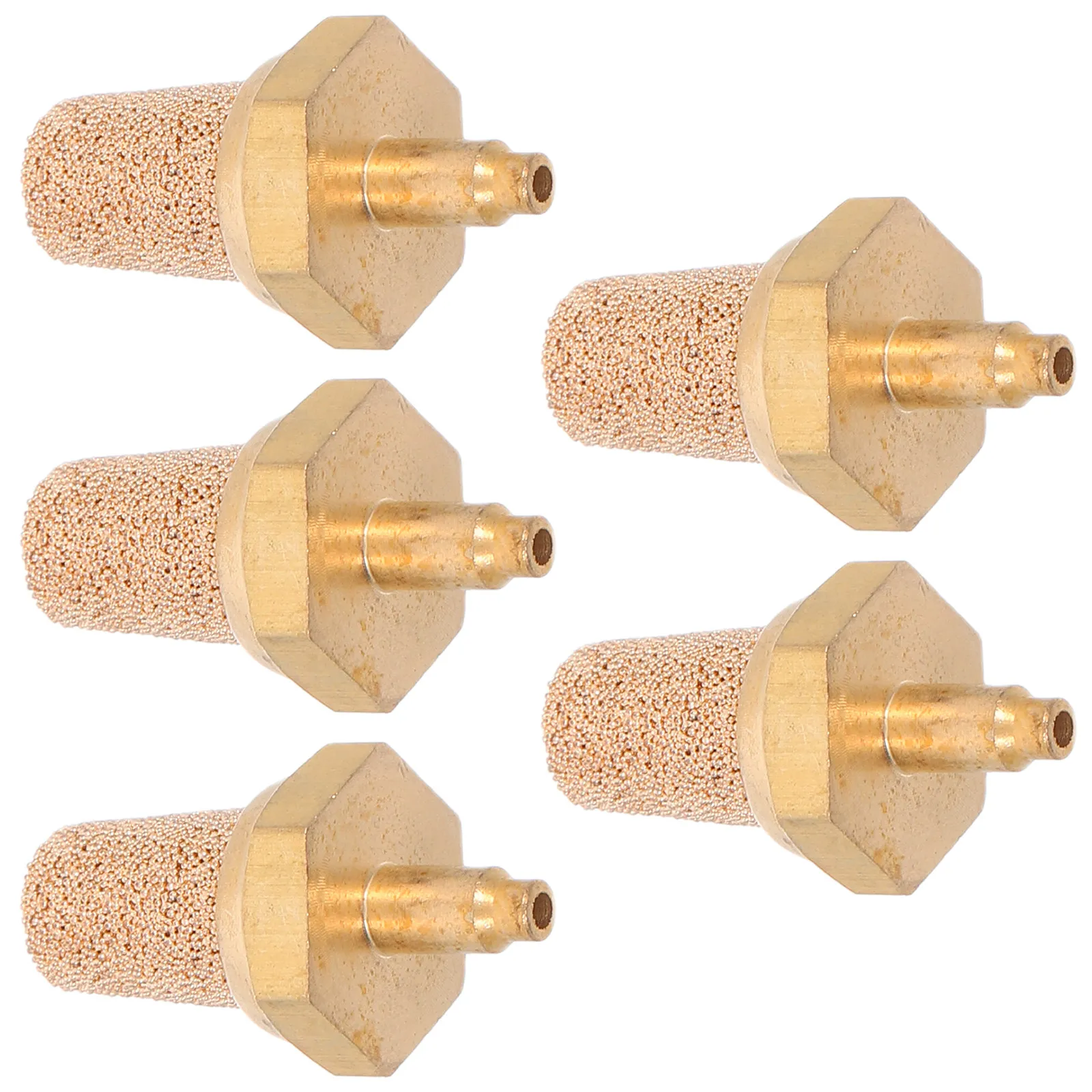 

5Pcs Stage Fog Machine Accessories M5 Copper Filter Nozzle Noise Reducer Air Nozzle Muffler Universal Fog Machine