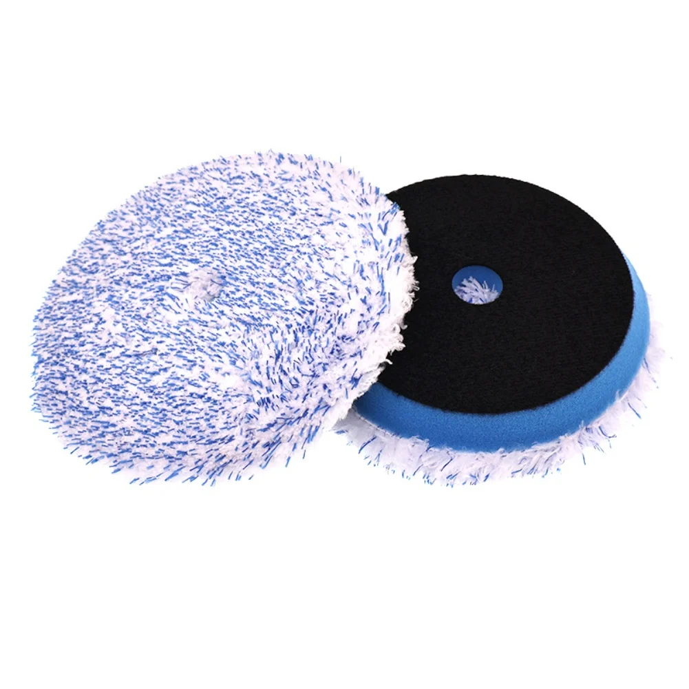 Microfiber Car Buffing Pads Designed for Strong Attachment and Safe Paint Treatment for Polishing Waxing and Cleaning