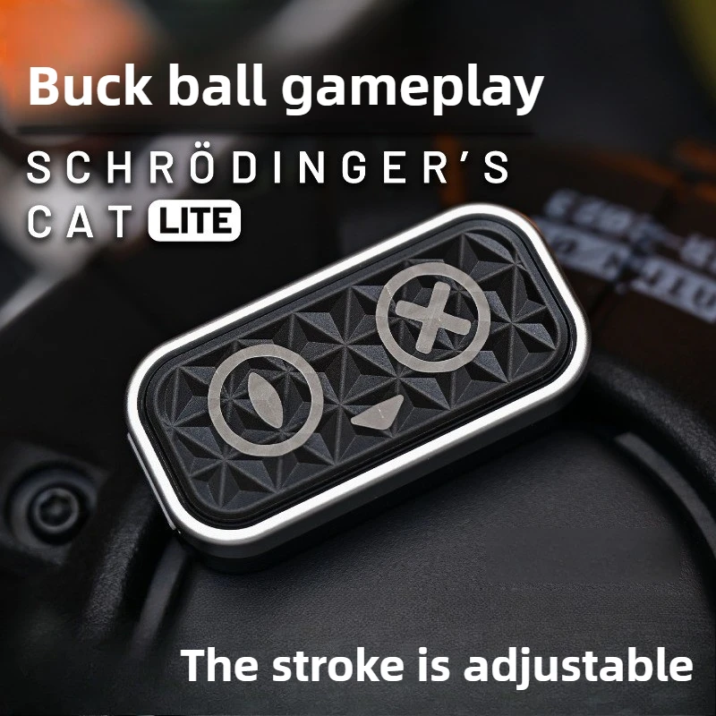 

EAedc Schrödinger's Cat Lite Механическая металлическая магнитная декомпрессионная игрушка для кончиков пальцев