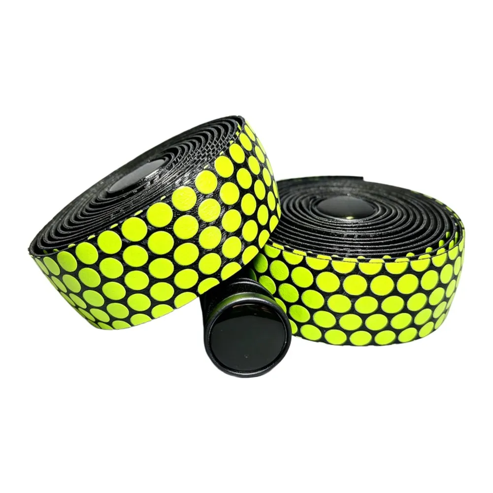 Bike Handlebar Tape for Road Use with EVA Cushioning Layer Silicone and Tacky Backing to Reduce Movement on Bars