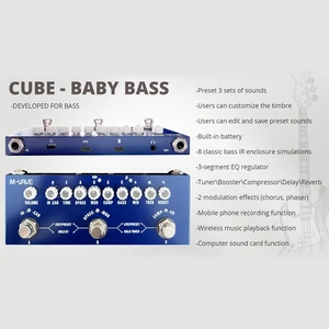 M-Vave Cube Baby Pedal des kombinierten Effekts von niedrigem multifunktionalem Draht mit Drahtabdeckung 6 Hauptverkauf Elektronische Musikinstrumente - №3