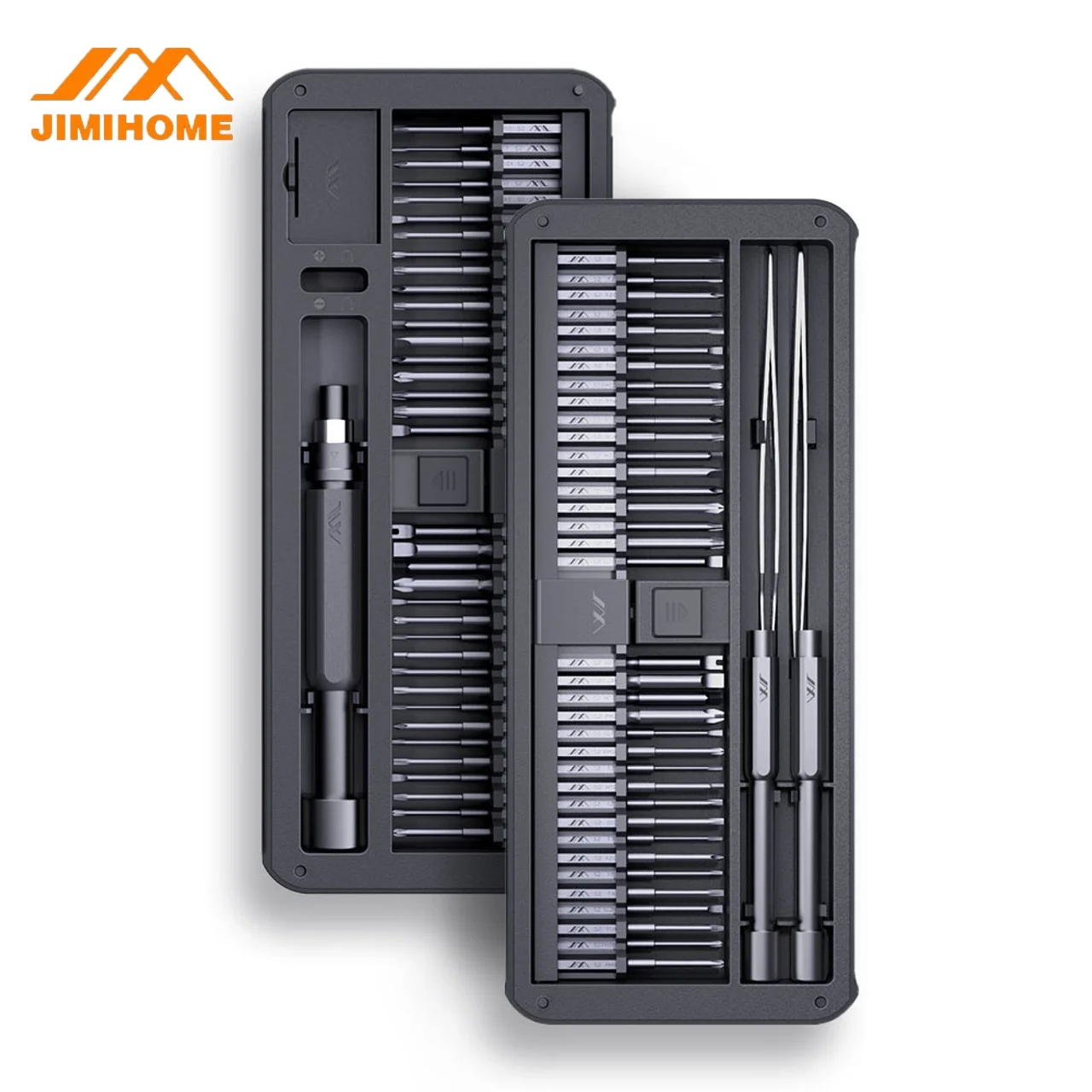 JIMIHOME Multi-function Precision Screwdriver Set with 72 Pcs 4mm Precision Drill Bits for Repairing Various Electronic Devices