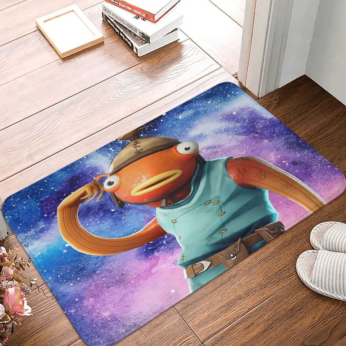 Fishstick Skin On Space 40x60cm Carpet Polyester Floor Mats Modern Living Room Outdoor