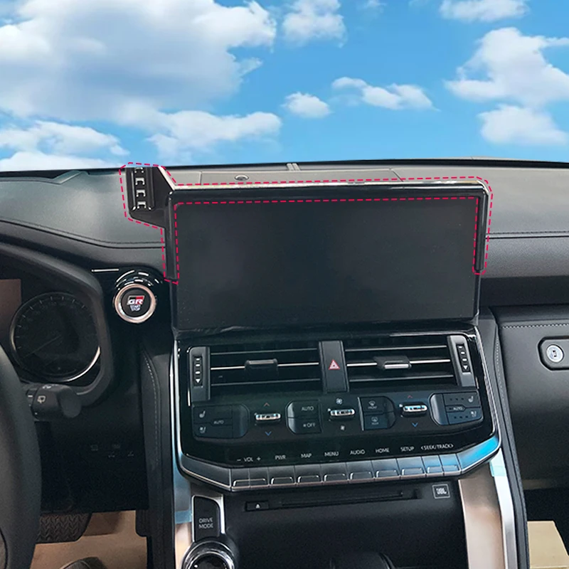 For Toyota Land Cruiser LC300 J300 2022-2024 high grade version Car Wireless Charging Phone Holder Screen Dedicate Accessories