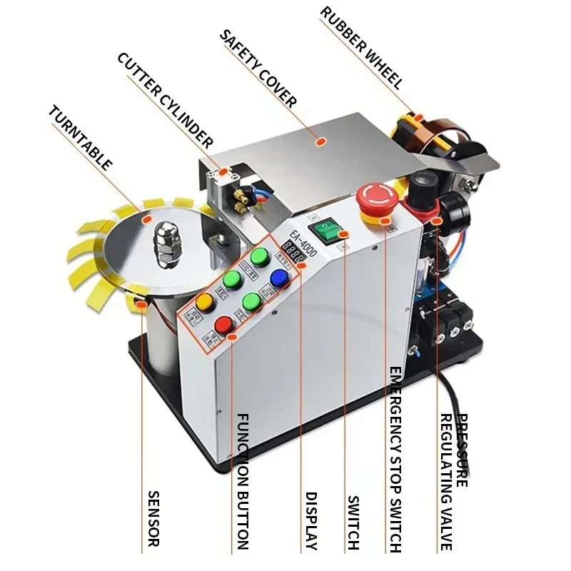 Hot SalHot SalAutomatic Pneumatic Tape -0Mm High Temperature Belt Cutting Hine