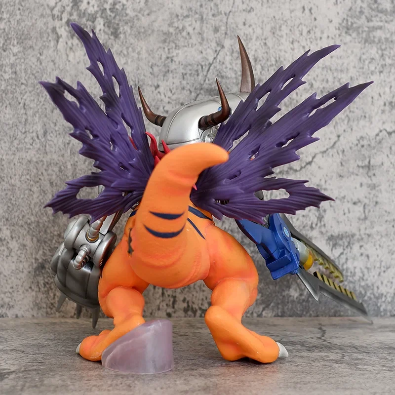 

26CM Anime Digimon Adventure Metal Greymon Action figure toy model Gift