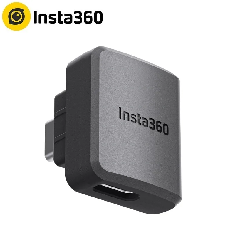 Adaptador Mic para áudio nítido e vídeo Vlog, Insta360, ONE RS, Insta 360, acessórios originais