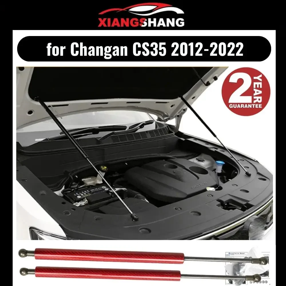 Hood Damper for Changan CS35 2012-2022 Gas Strut Lift Support Front Bonnet Modify Gas Springs Shock Absorber