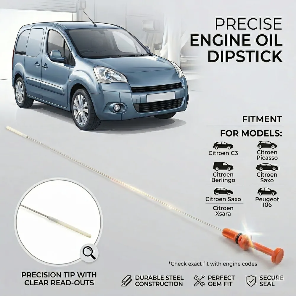 Engine Oil Dipstick FOR Citroen C3 Berlingo Saxo Xsara Picasso FIT for Peugeot 106 117475