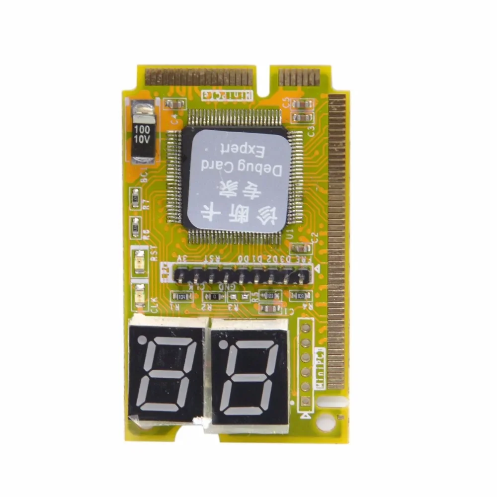 Upgraded 3 In1 Mini PCI PCI-E Pcie Pci Express LPC Diagnostic Debug Card PC Analyzer Tester For Laptop
