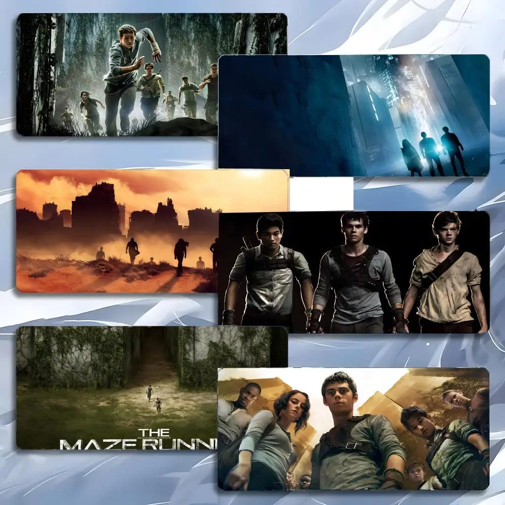 dystopian action T-The Maze Runner Mouse Pad Mousepad Large Gaming LockEdge Thickened PC Table Desk Mat