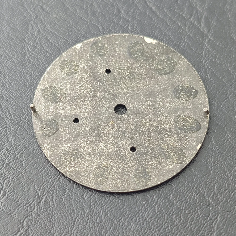 Hochwertiges VK63 Zifferblatt 29mm Grün Leuchtendes Uhrenzifferblatt Passend für VK63 Quarzwerk Uhrenzubehör VK63 Zeiger Uhren für Herren – Detail 7