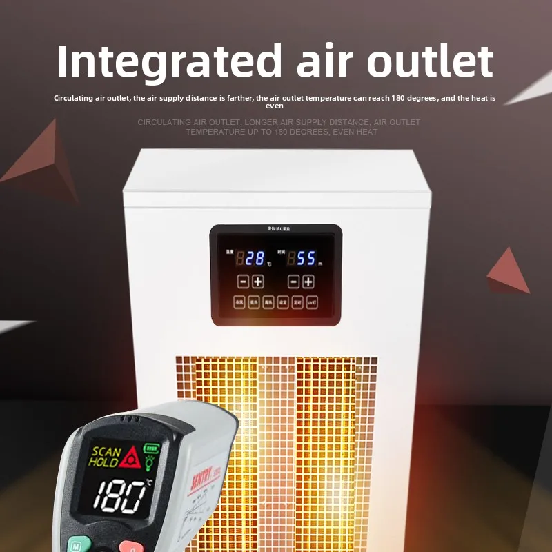 LMM large area electric heating quick heating fan high power aquaculture commercial hot air fan