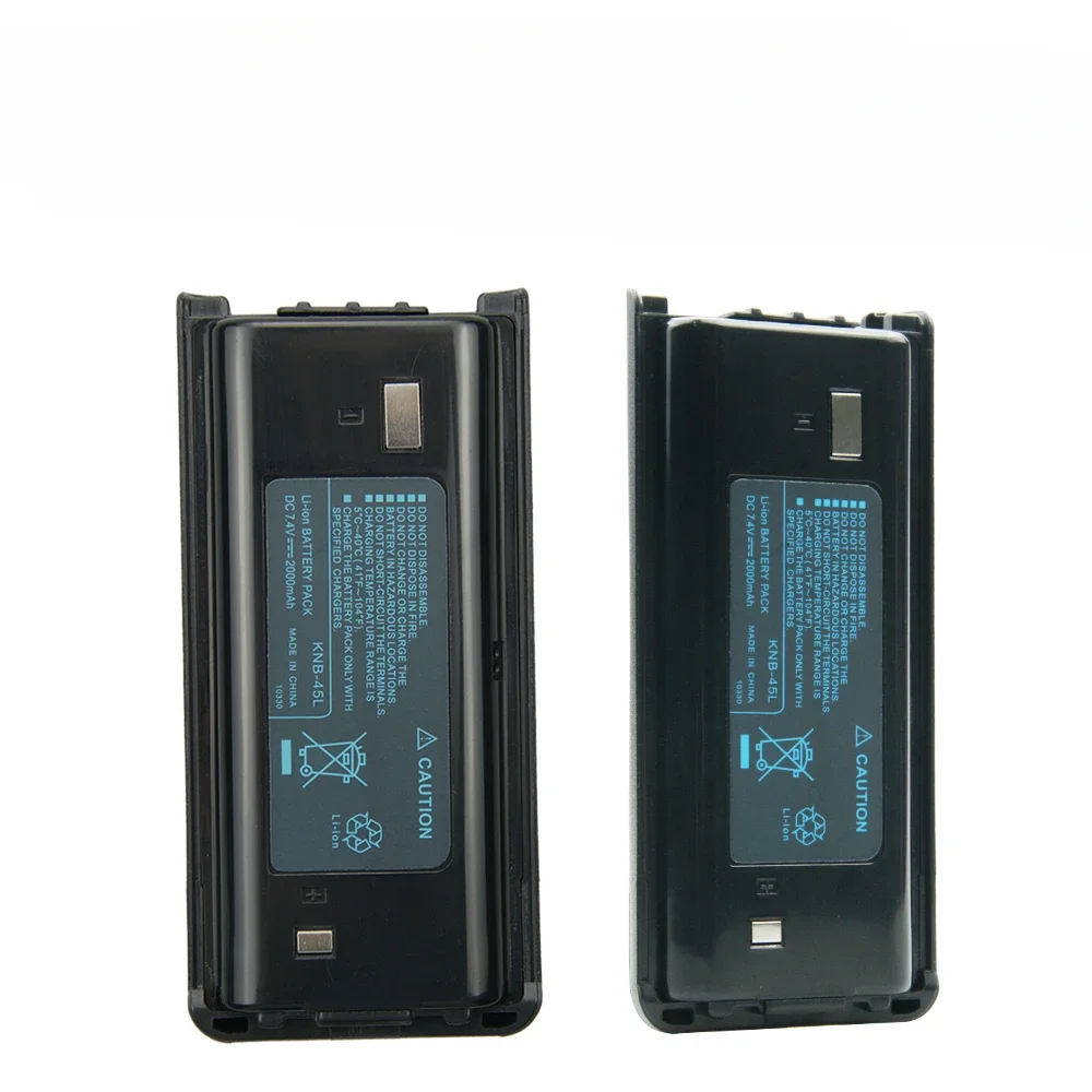 リチウムイオン電池KNB-45L, 7.4v,2000mah,ケンウッドNX-340, TK-2202, TK-2206, TK-2207, TK-2212, TK-3217, TK-3306, TK-3307, KNB-45,,,2個に適しています