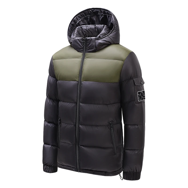 2024 New Men Winter Solid Casual  Jackets Hot Fashion Brand Male Autumn Outdoor Warm Windproof Parkas Coats High Quality Outwear