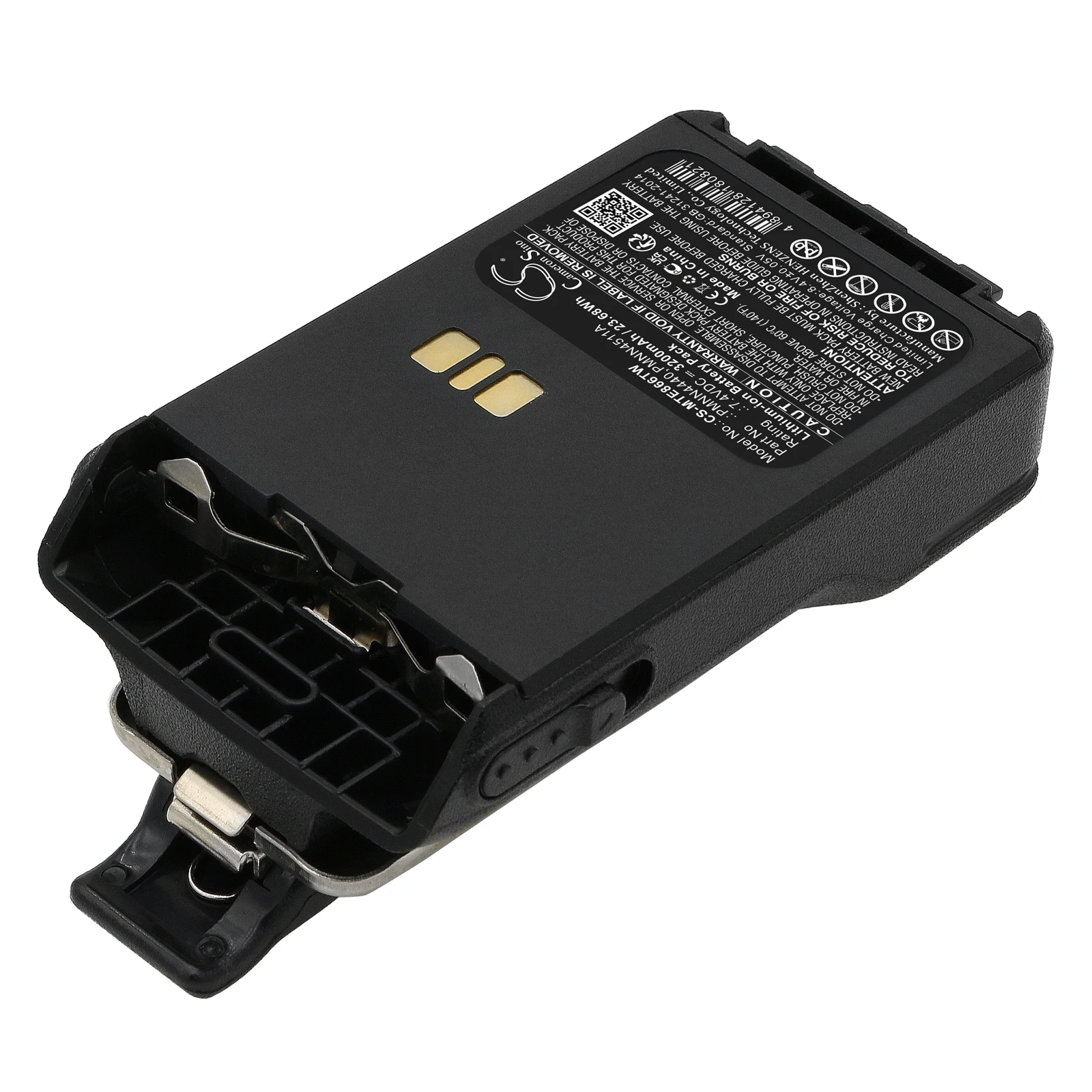 Li-ion Two-Way Radio Battery for Motorola, 7.4V, 3200mAh, Compatible Models: DP3000e, DP3441, DP3441e, DP3661, DP3661E
