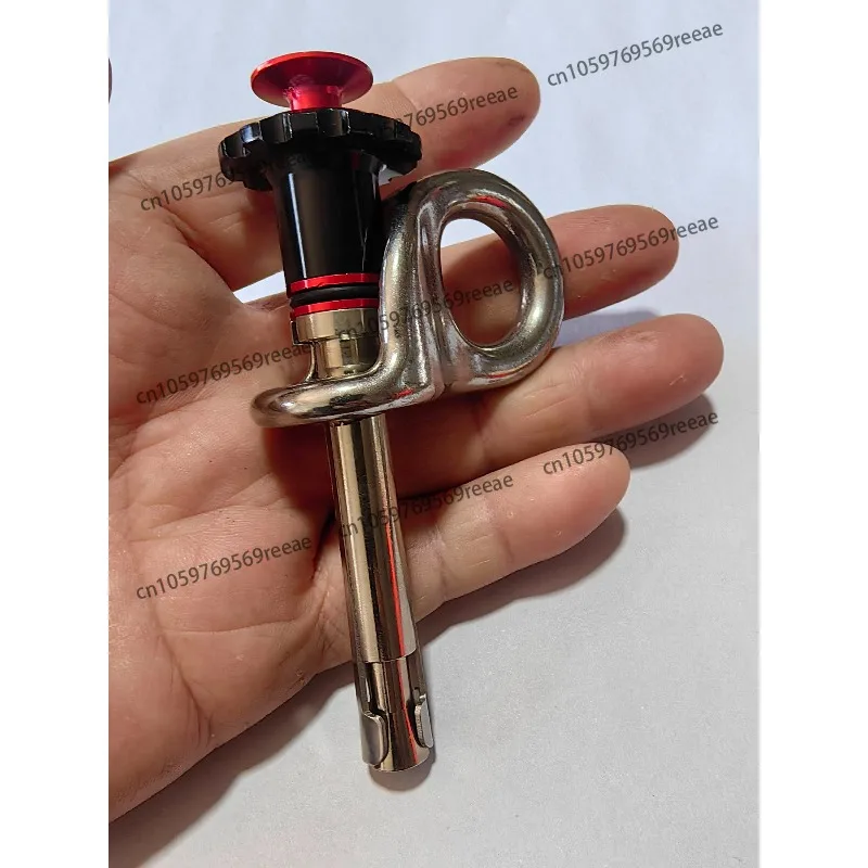 

Stainless steel rock nail hanging piece aerial work speed drop safety rope holder 10X65