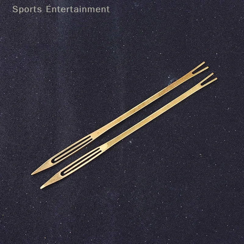 2 قطعة الصيد المعاوضة إبرة إصلاح صافي خط إصلاح صافي خط المكوكات النسيج الصدأ المكوكات شبكات اكسسوارات