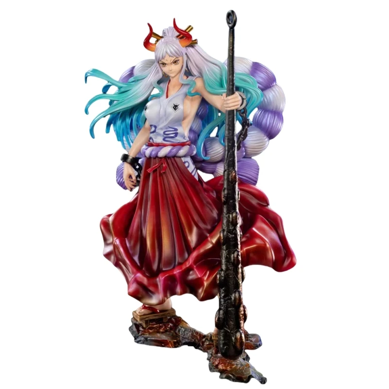 28Cm Resin Brain Hole Studio Gk One Piece Standing Posture Yamato Anime Action Figure Model Garage Kit Statue Toys Gift