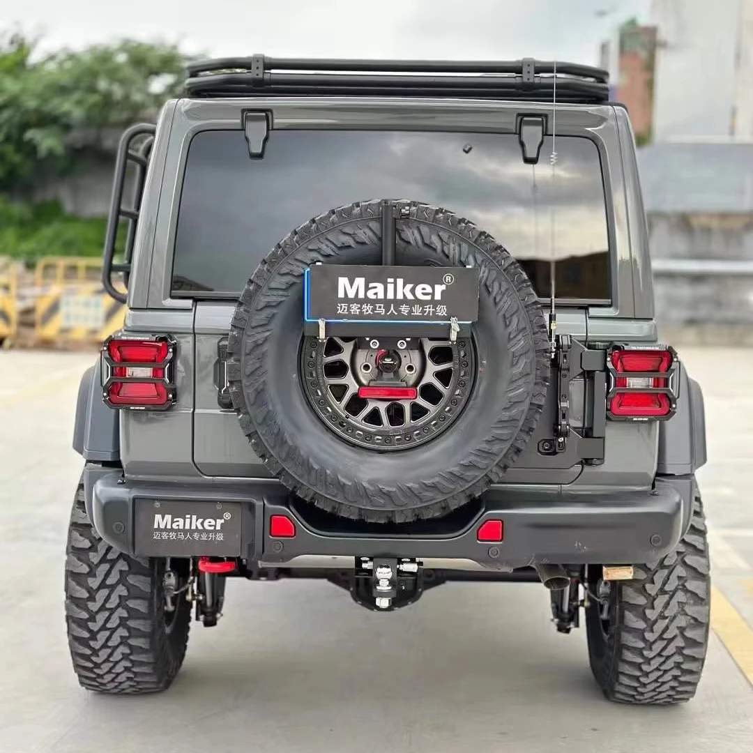 

Maiker Offroad 10th Anniversary Rear Bumper With Sensor Holes For Jeep Wrangler JL Steel Bumper Parts