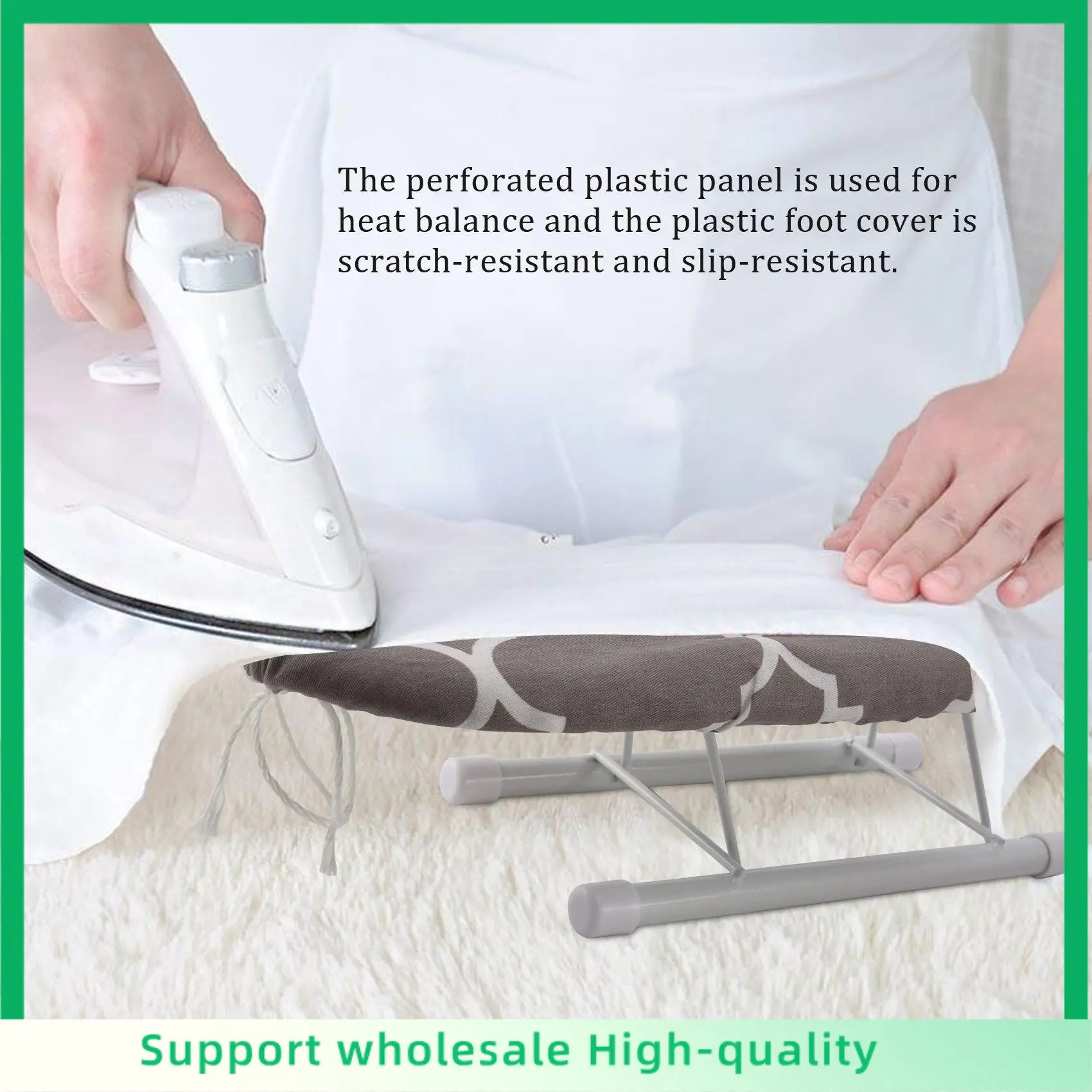 ABSF Folding Ironing Board Home Travel Cuffs Detachable Portable Sleeve Neckline Cuffs Mini Washable Protective Non-Slip