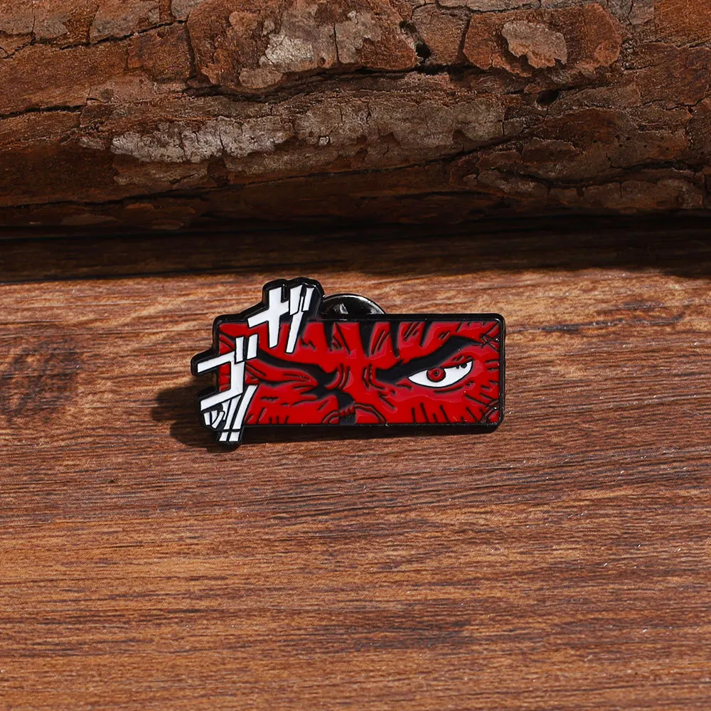 3Pcs/set Berserks Beherits Anime Game Red Cartoon Brooch Lapel Pin Backpack Hat Clothing Accessories Badge Jewelry Gift - view 6