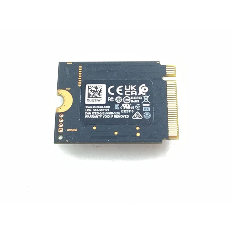 Pour SSD interne Micron 512 Go M.2 NVMe PCIe - 00C86G