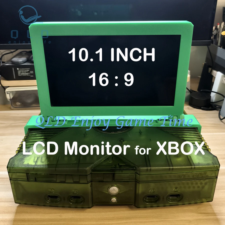 

Портативный игровой монитор HD своими руками, 10,1-дюймовый 1024X600 NTSC, мини-ЖК-экран со стерео, подходит для первого поколения Xbox