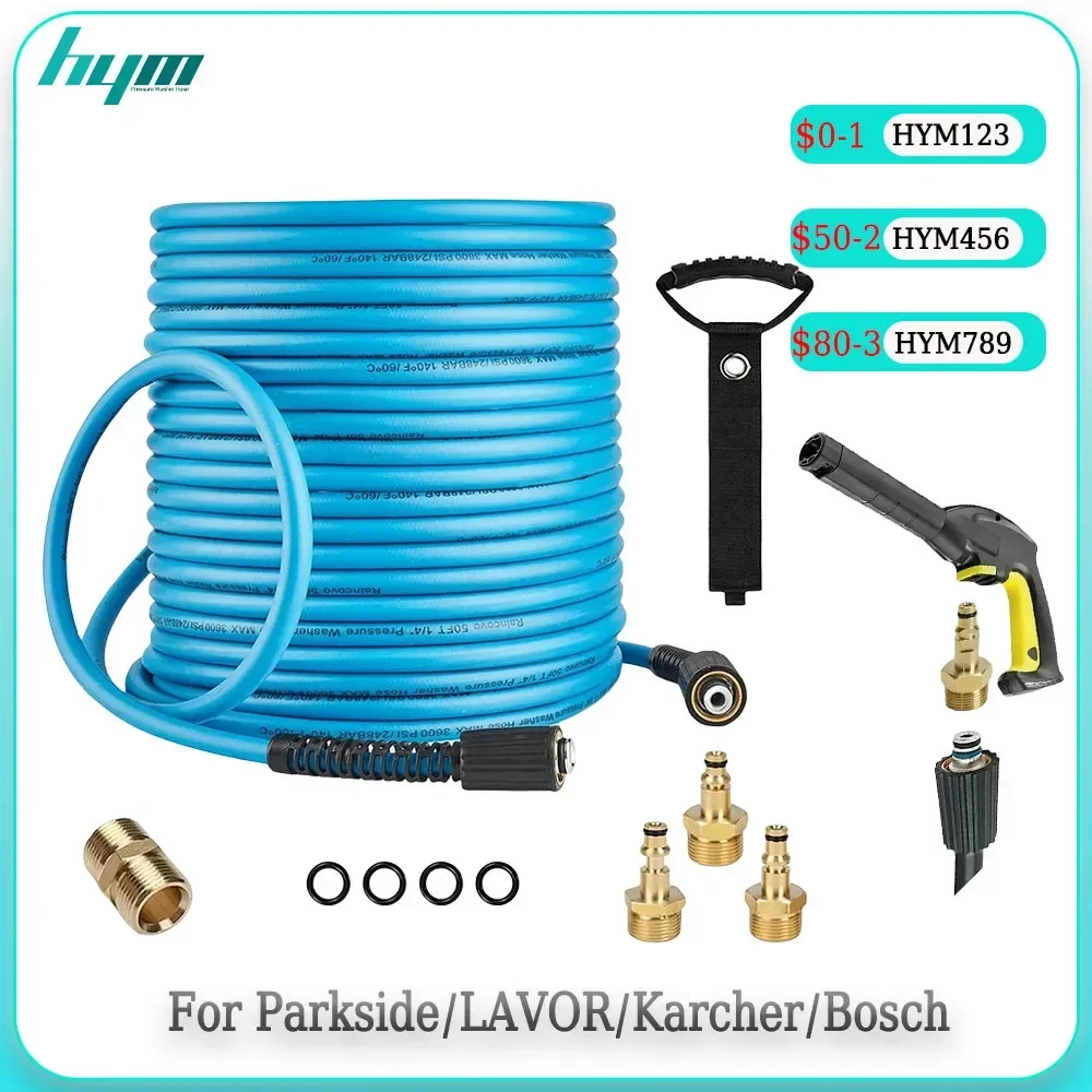 

Шланг для мойки высокого давления, шнур, автомобильный удлинительный шланг для очистки воды, M22-Pin 14/15 для адаптера Karcher Parkside LAVOR Bosch