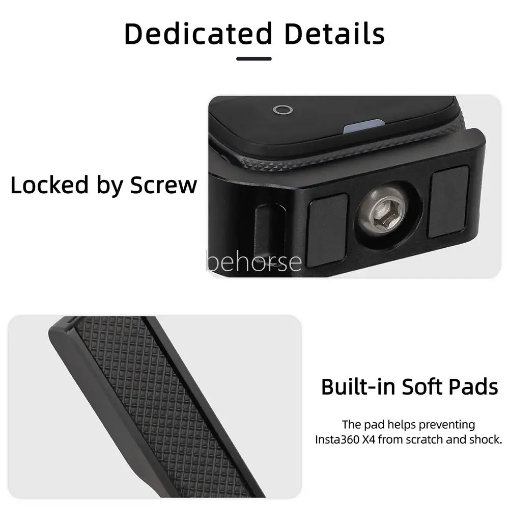 ل Insta360 X5/X4 المغناطيسي طوي محول تركيب L على شكل أفقي عمودي الإفراج السريع جبل ل Insta360 X5 الملحقات