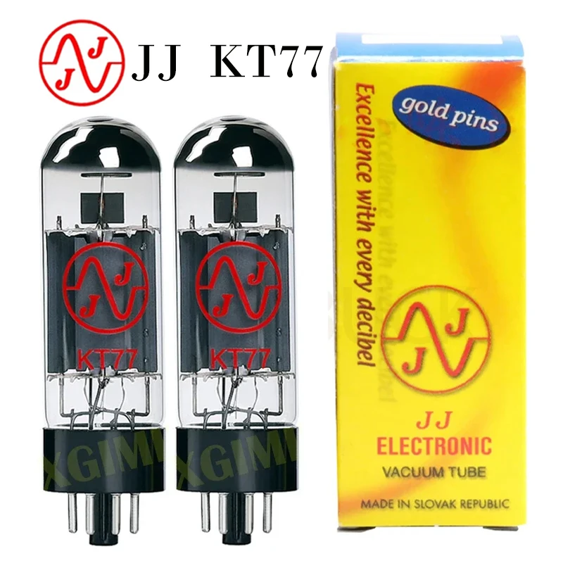 JJ KT77 Vacuum Tube HIFI Audio Valve Replace 6L6 KT66 EL34 6CA7 6CA7-T EL34C 6L6GC Electronic Tube Amplifier Kit DIY Match Quad