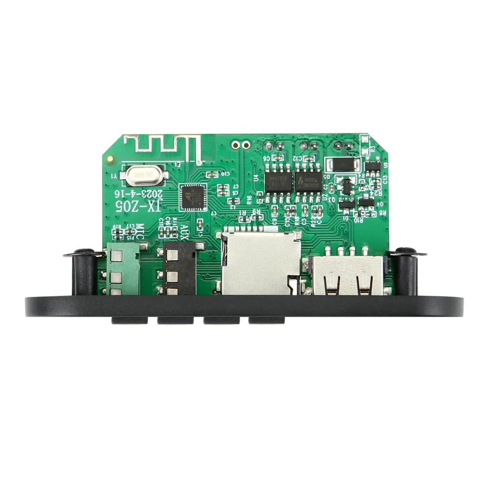 3.7V 6W Amplifier MP3 WAV Decoder Board Hands-Free Call Bluetooth-Compatible Audio MP3 Player 3.5mm Microphone TF AUX USB Record