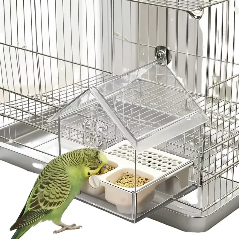 Bird Feeding Seed Collection Bowl Parrot Canary Value Set Spot Hanging Bracket