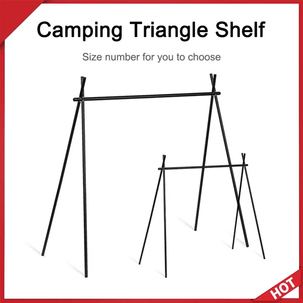 Camping-Hängeregal aus Aluminiumlegierung, leichter dreieckiger Regalaufhänger, multifunktional für Picknick, Grillen, Wandern, Rucksackreisen