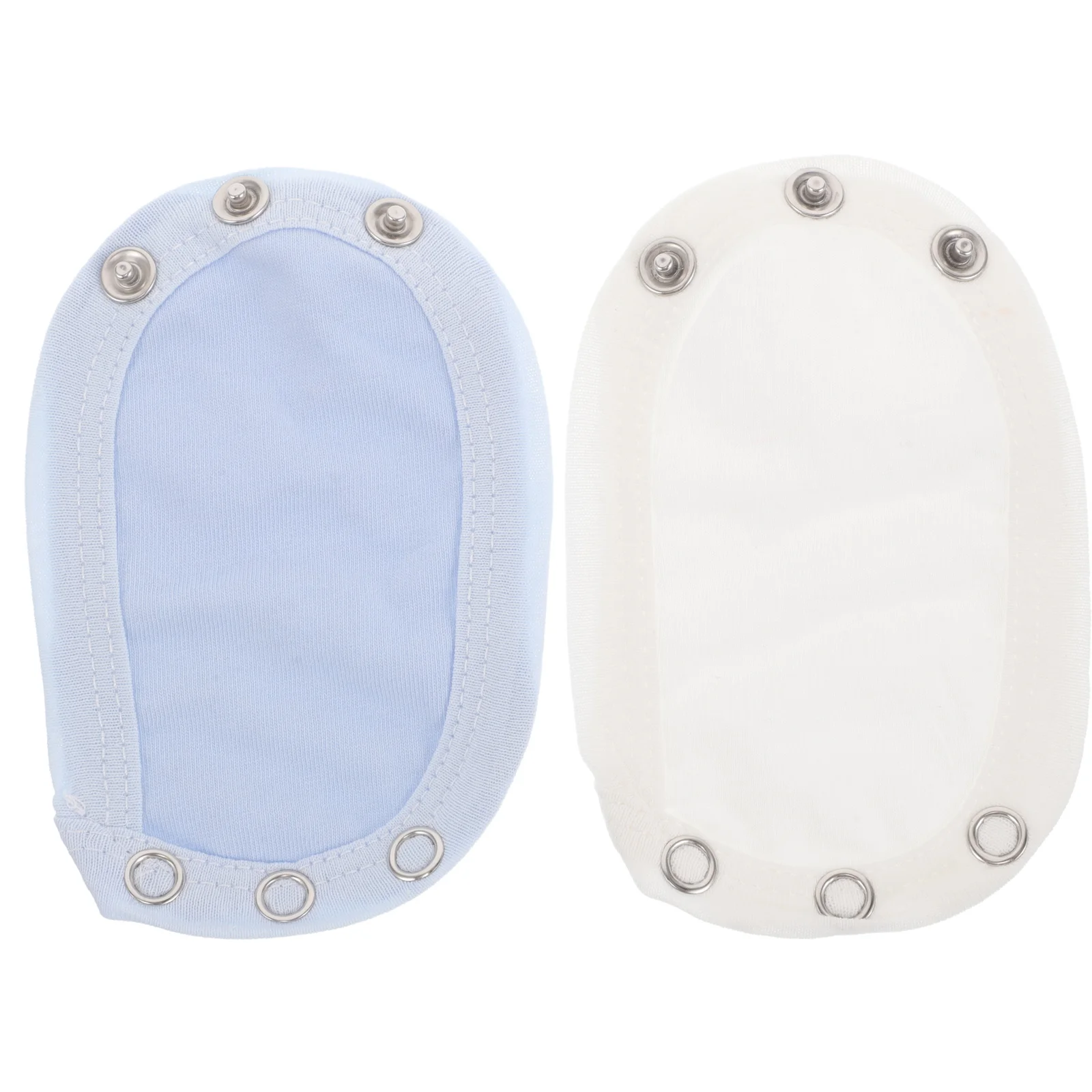 

2Pcs Baby Bodysuit Extenders Cotton Snap Jumpsuit Extensions Easy Use Infant Toddler Clothes Soft Breathable Bodysuit Extender