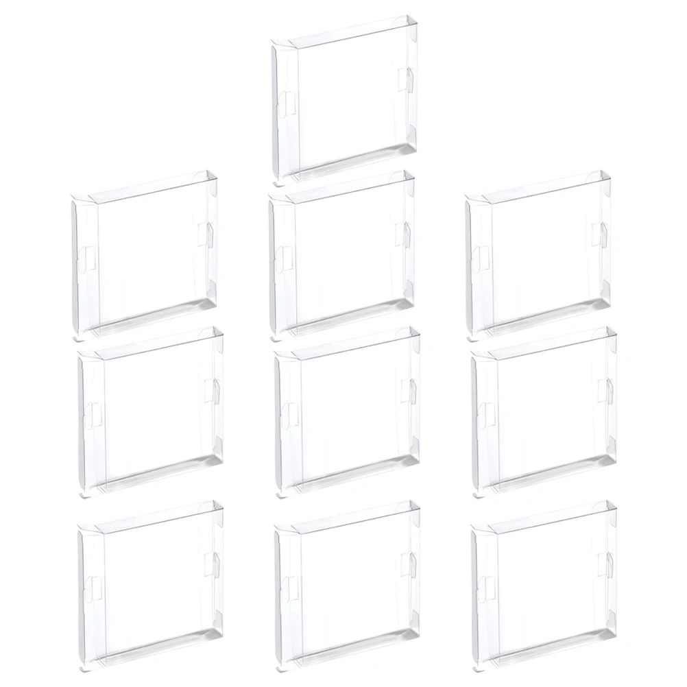 

10pcs Game Cartridge Photo Cards Cover Transparent Clear Baseball Holders ganizing Trading Card Case Plastic Storage